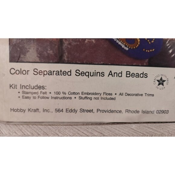 Hobby Kraft Storybook Felt Stocking Needlepoint Kit NEW - Picture 3 of 4